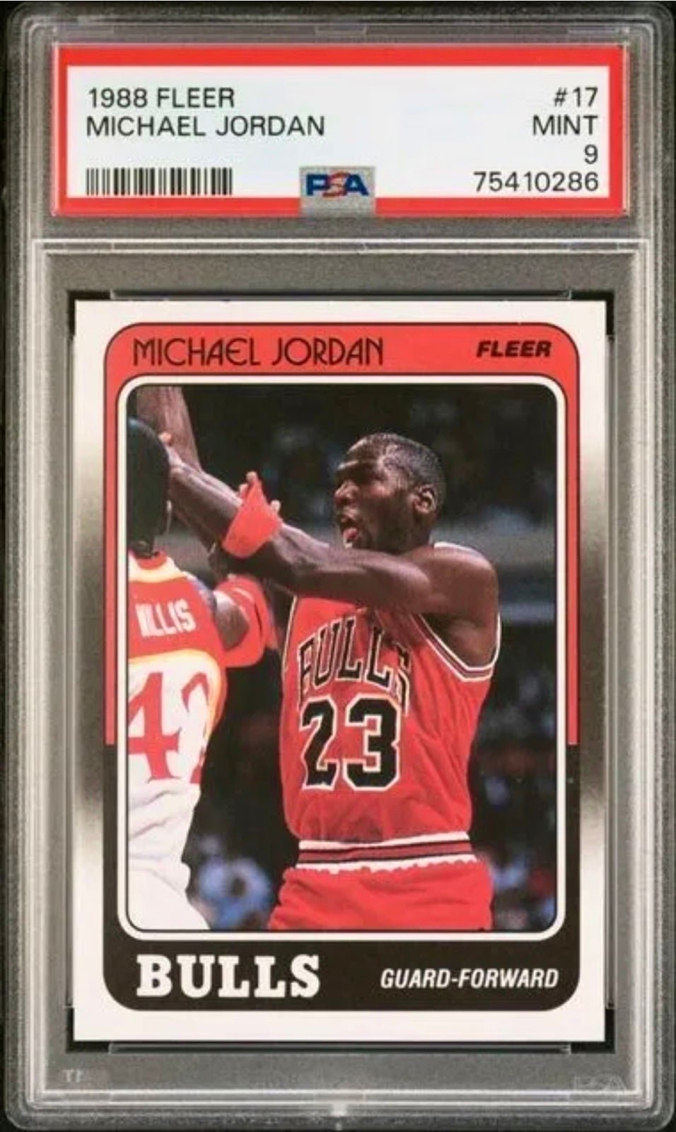 Michael Jordan 1988 Fleer 17 PSA “9” MINT