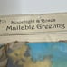 Moonlight And Roses Marta E. Peters Boy And Dog Wooden Oversized Post Card Art