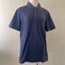 Prada Navy Polo Shirt with Chest Pocket