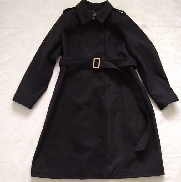 military trench long coat