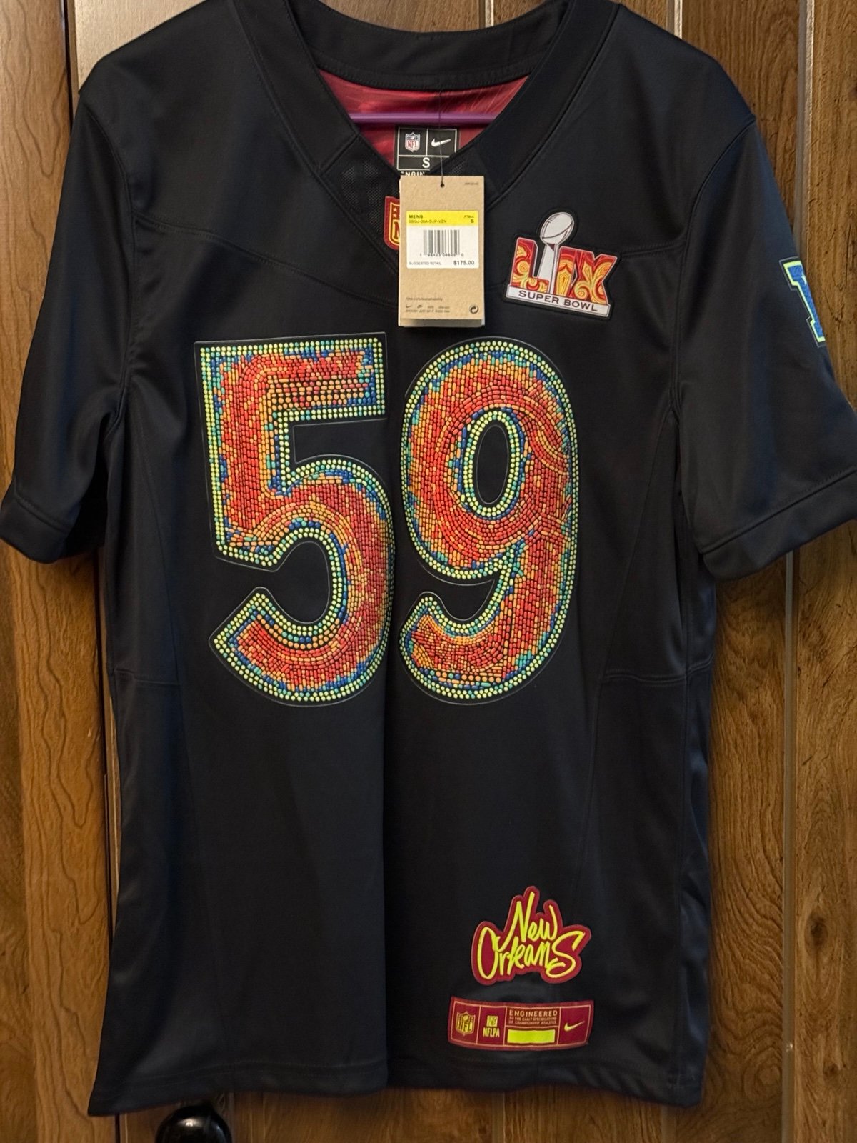 NWT Nike Super Bowl 59 Jersey sz small