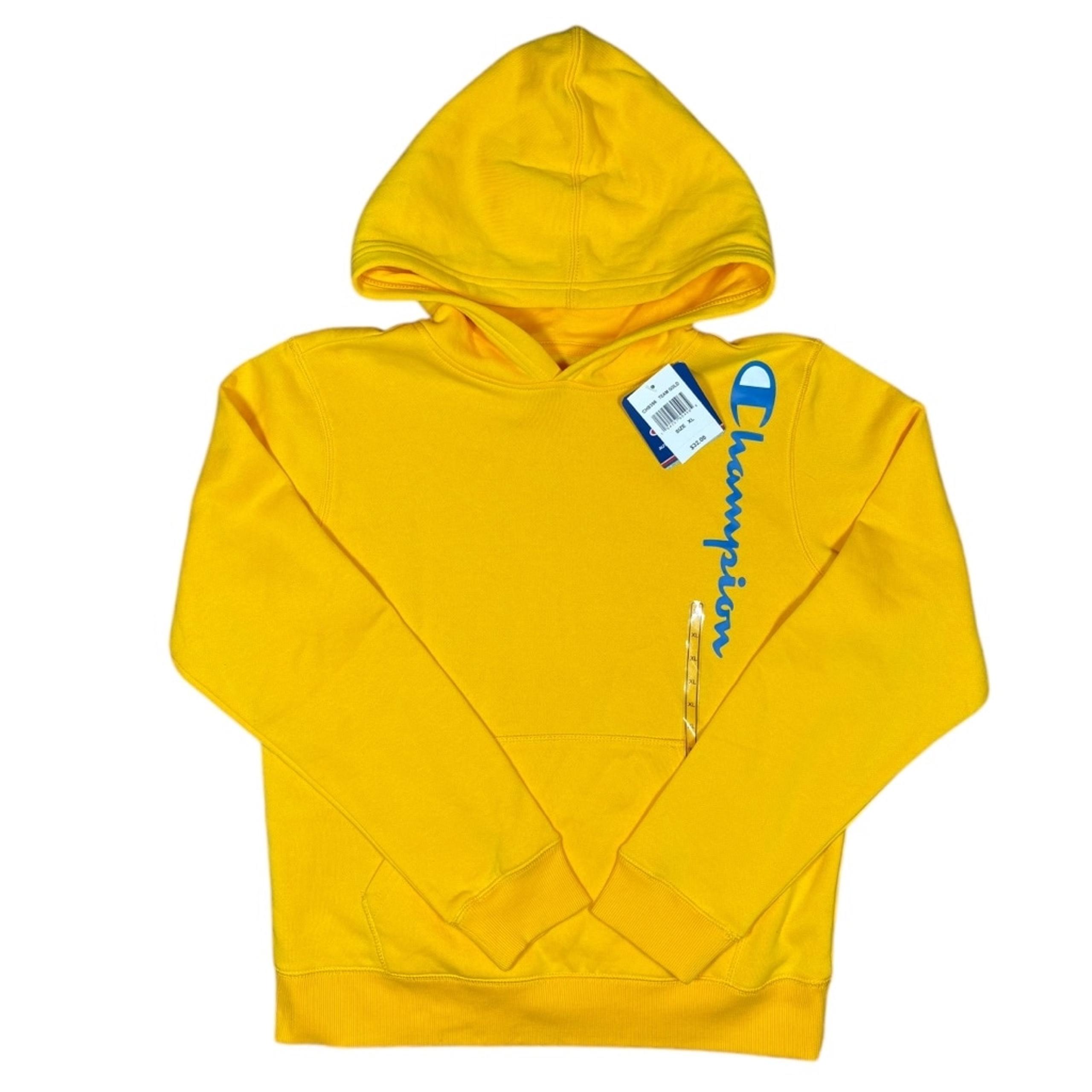 NWT Champion Youth Hoodie XL Yellow
