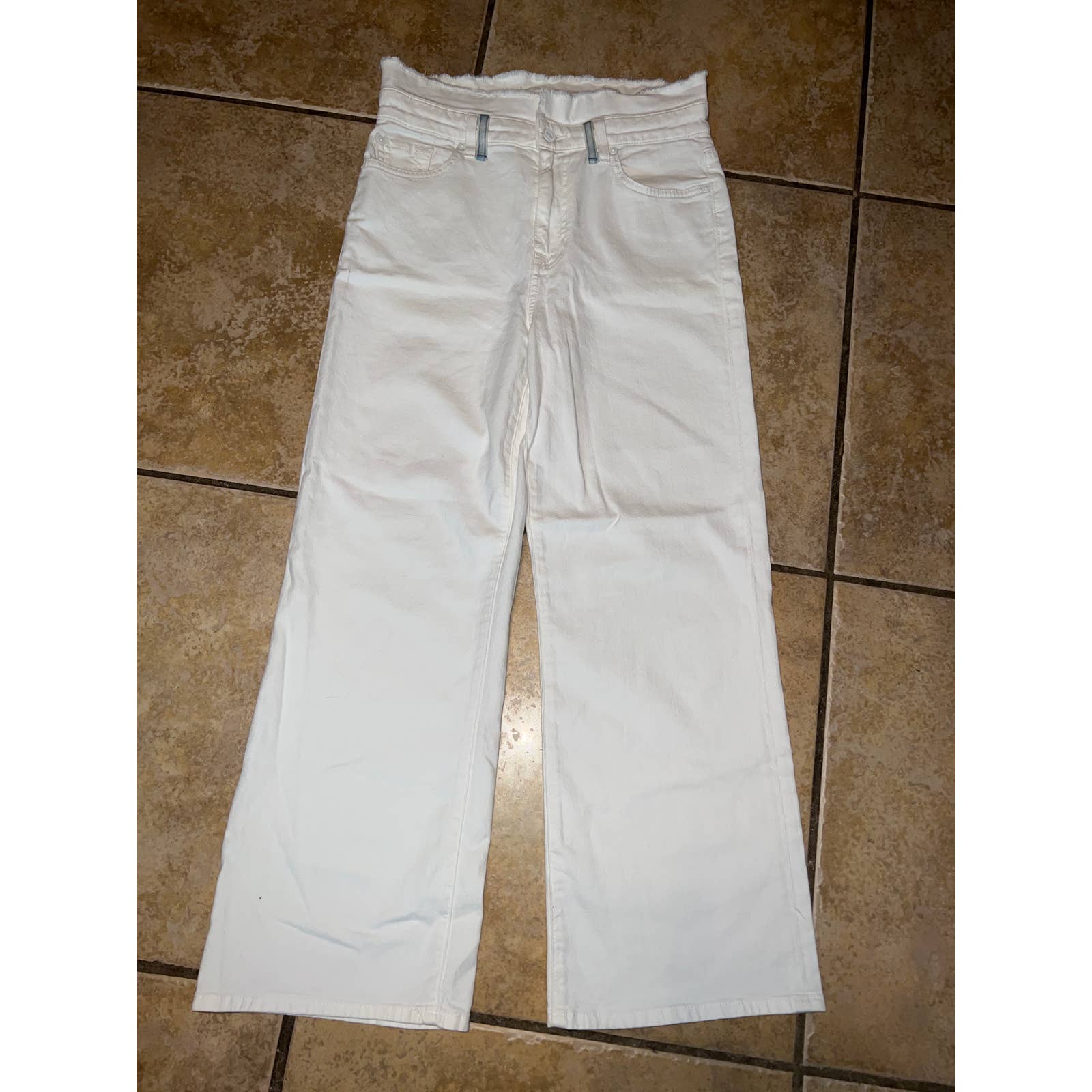 7 For all Mankind High Waisted Wide Leg Jeans Size 30