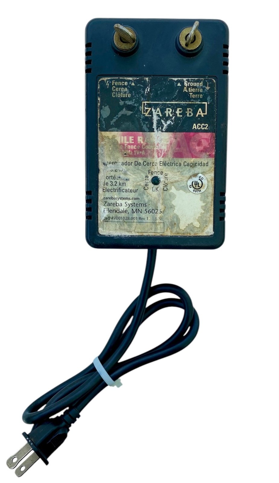 Zareba ACC2 Electric Fence Charger