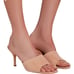 LARROUDE Colette Tan Suede Slide Sandals | 8.5