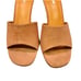 LARROUDE Colette Tan Suede Slide Sandals | 8.5