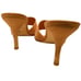 LARROUDE Colette Tan Suede Slide Sandals | 8.5