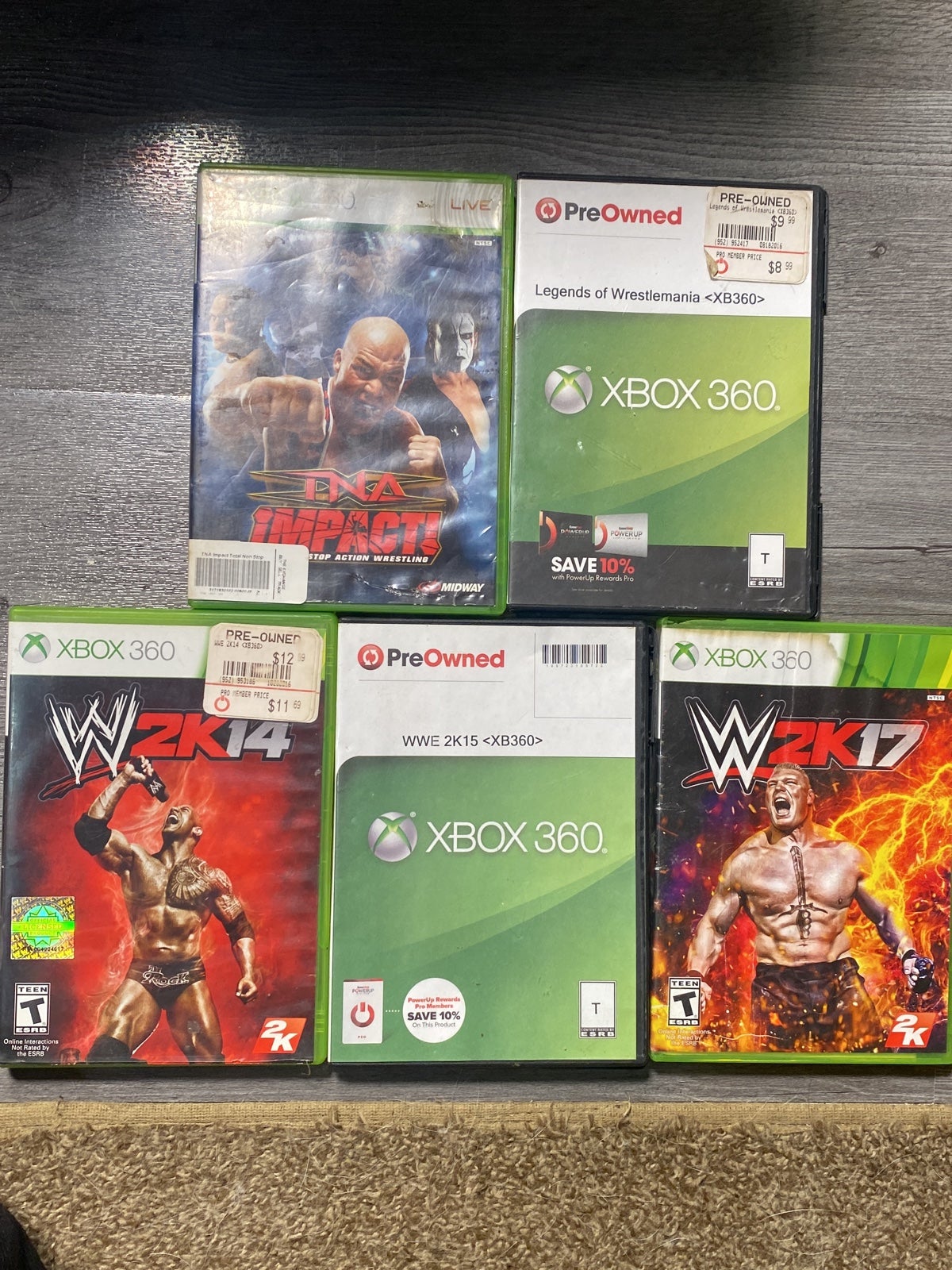 Xbox WWE Legends of WrestleMania Video Games Mercari