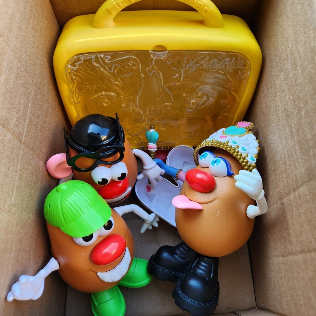 Mr Potato Head pretend play toys Mr Potato Head Case lot