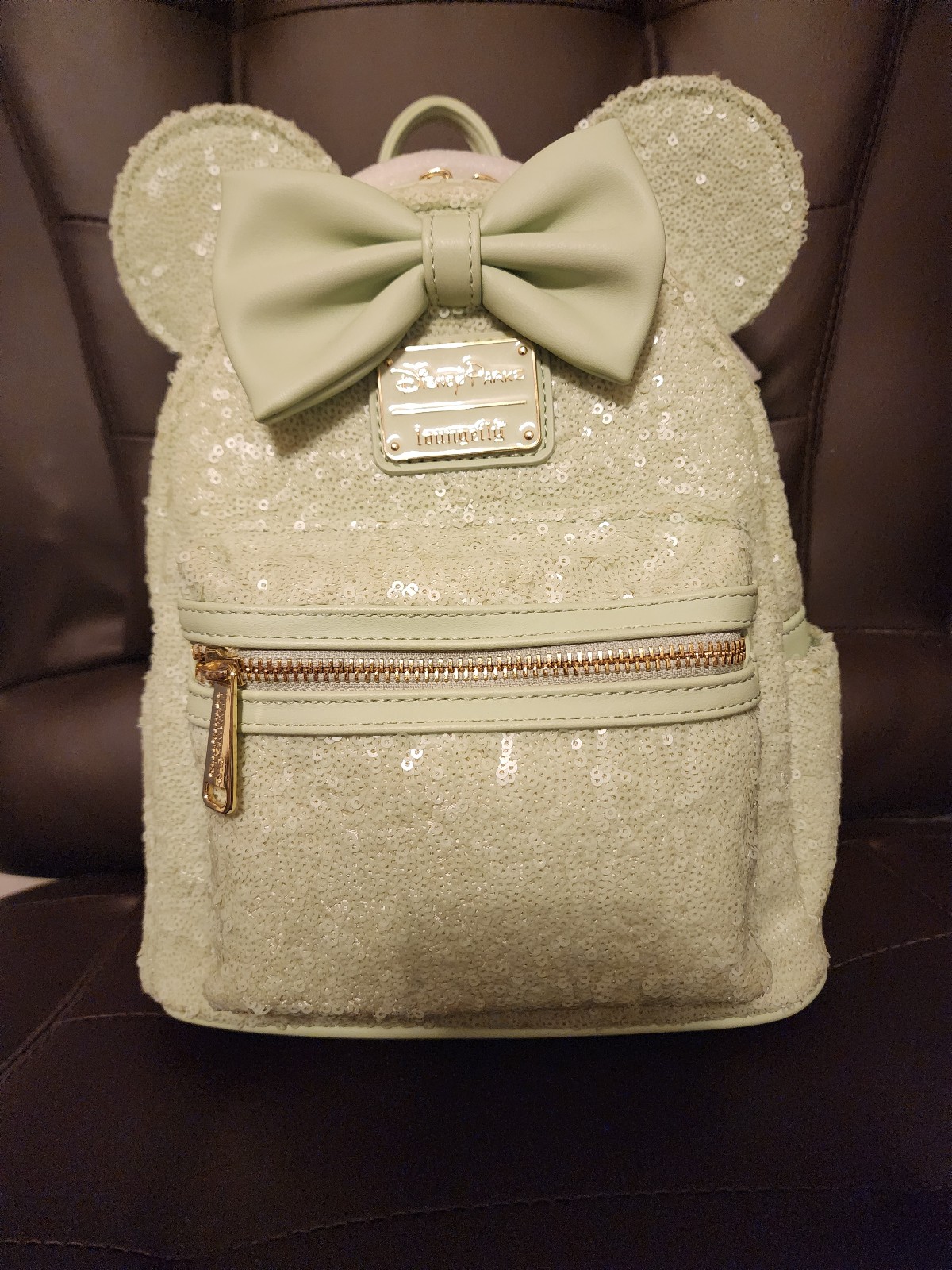 Mint sequin loungefly