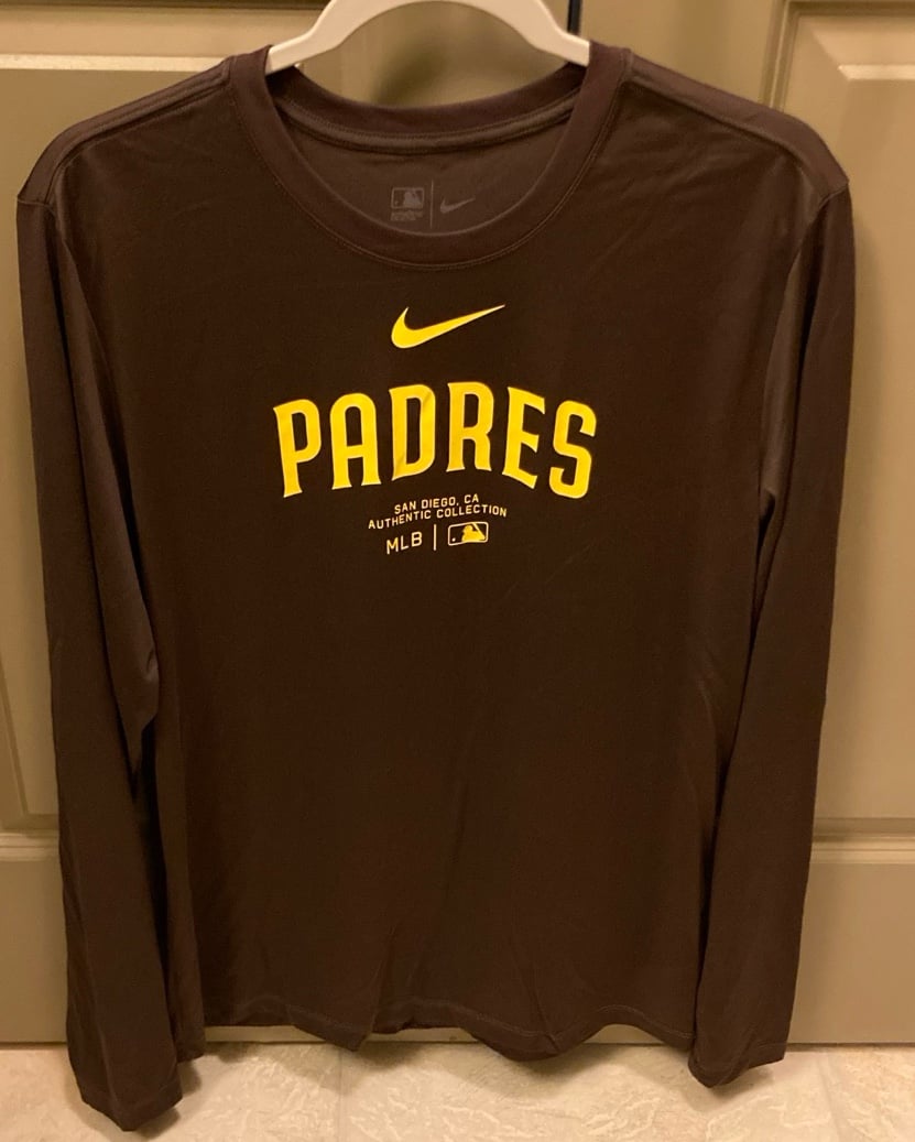 Nike MLB Authentic Collection San Diego Padres Long sleeve T-shirt Men’s M