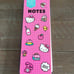 Hello Kitty notebook, notepad , pencil pouch bundle set