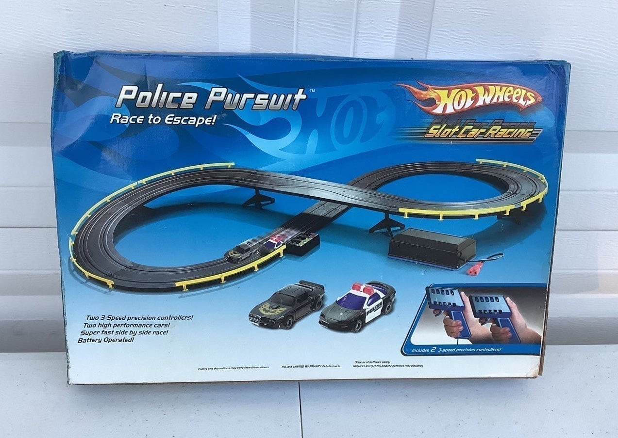 Sale HOT WHEELS (TYCO) SLOT CAR SET ‘POLICE PURSUIT’ NEW UNOPENED