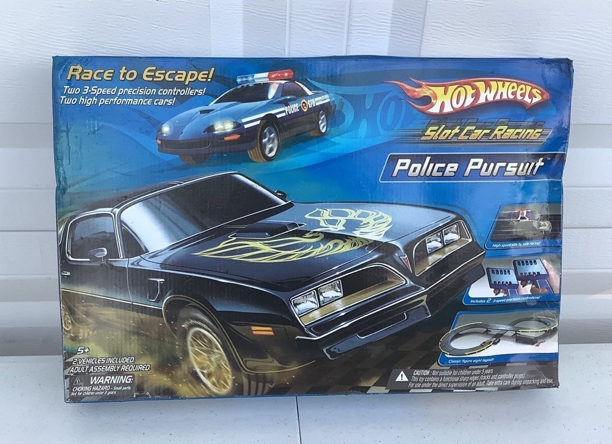 Sale HOT WHEELS (TYCO) SLOT CAR SET ‘POLICE PURSUIT’ NEW UNOPENED