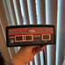Denver Broncos collectible, vtg,scoreboard clock with temperature military time