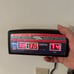 Denver Broncos collectible, vtg,scoreboard clock with temperature military time