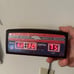 Denver Broncos collectible, vtg,scoreboard clock with temperature military time