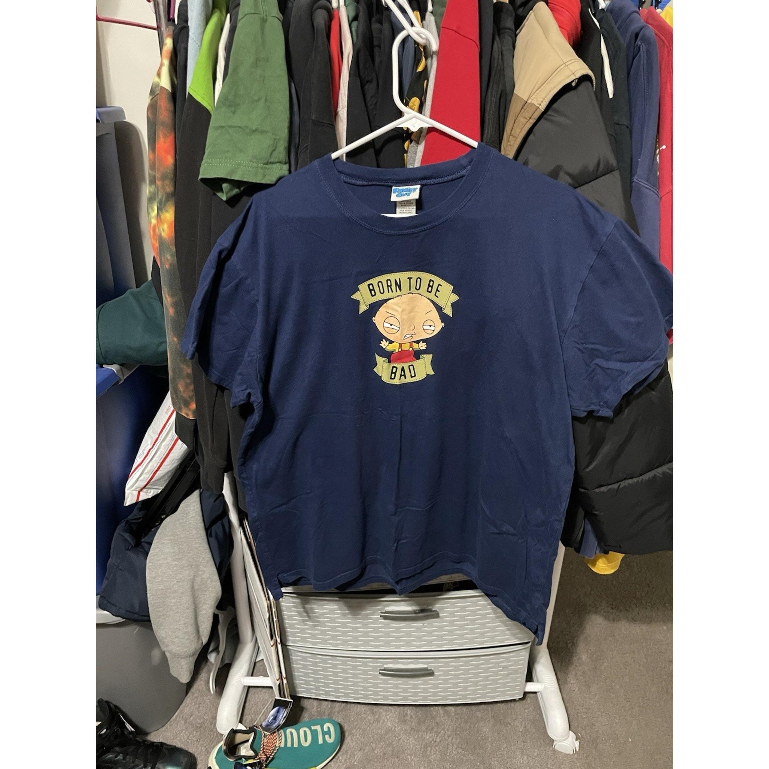 Size L - VTG 2000s Stewie Family Guy Shirt Born To Be Bad