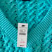 NWT Talbots V-Neck Open Stitch Sweater