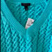 NWT Talbots V-Neck Open Stitch Sweater