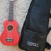 Red new ukulele