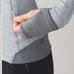 Lululemon Runderful 1/2 Zip Pullover Rulu Running Top Womens 6 Gray White