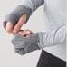 Lululemon Runderful 1/2 Zip Pullover Rulu Running Top Womens 6 Gray White