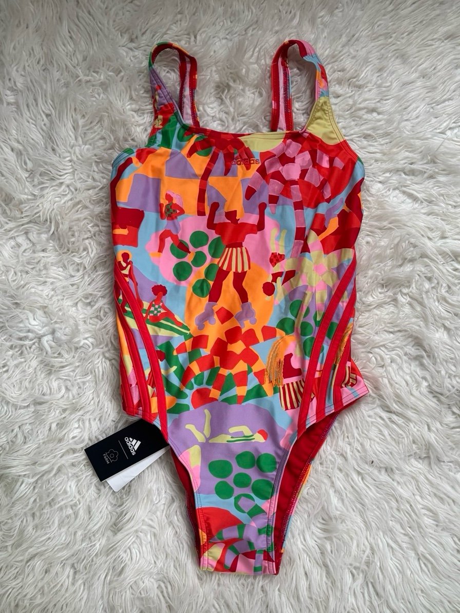 NWT Farm Rio X Adidas One Piece Swimsuit
