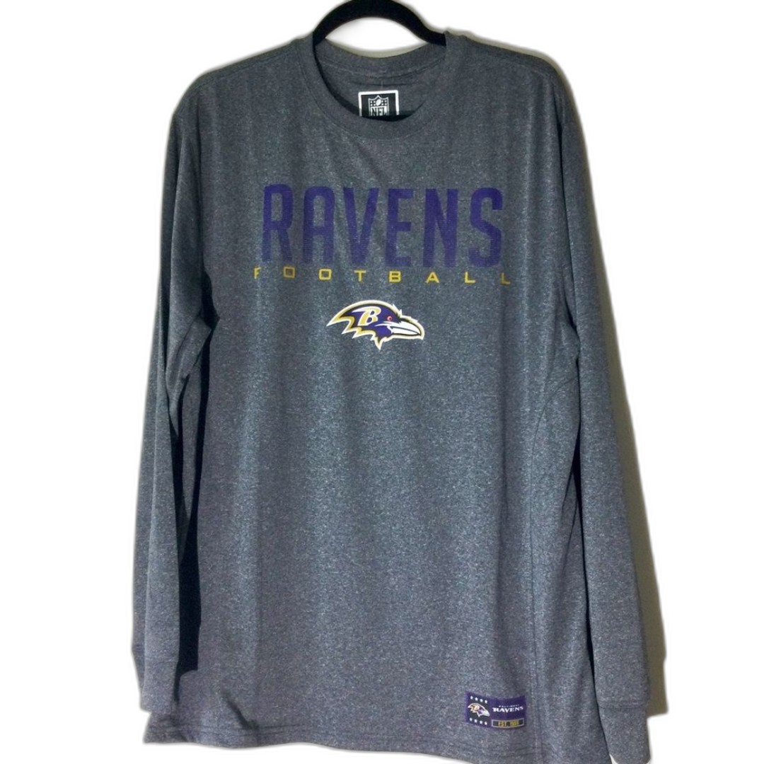 NFL Team Apparel Baltimore Ravens Long Sleeve Graphic Shirt Men’s Size XL NWT
