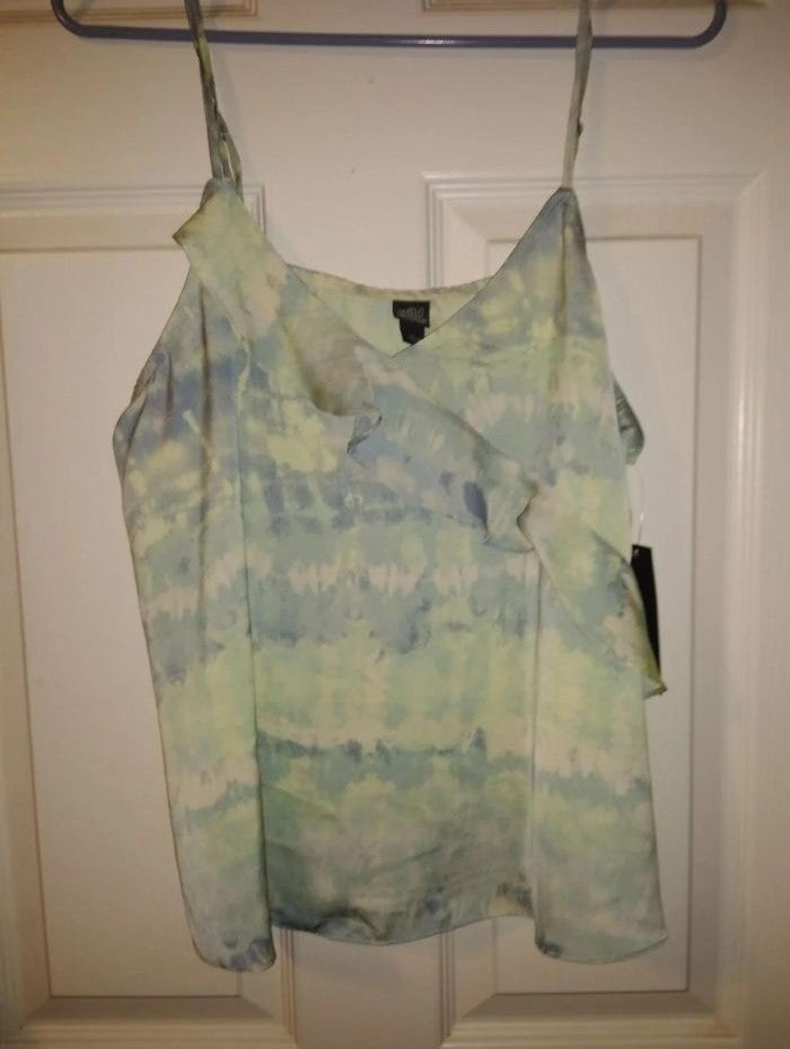 NWT* Watercolor Ruffle Camisole