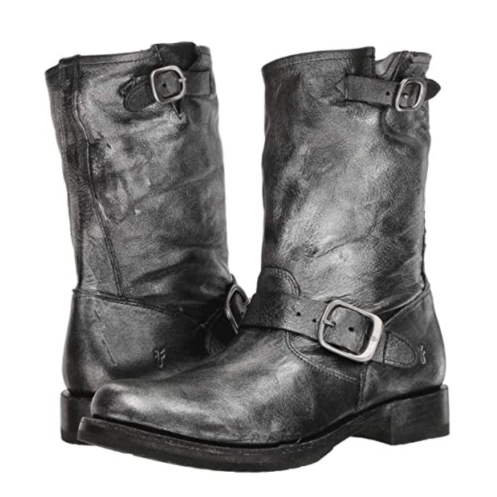 NWOB|FRYE Veronica Short Metallic Boot