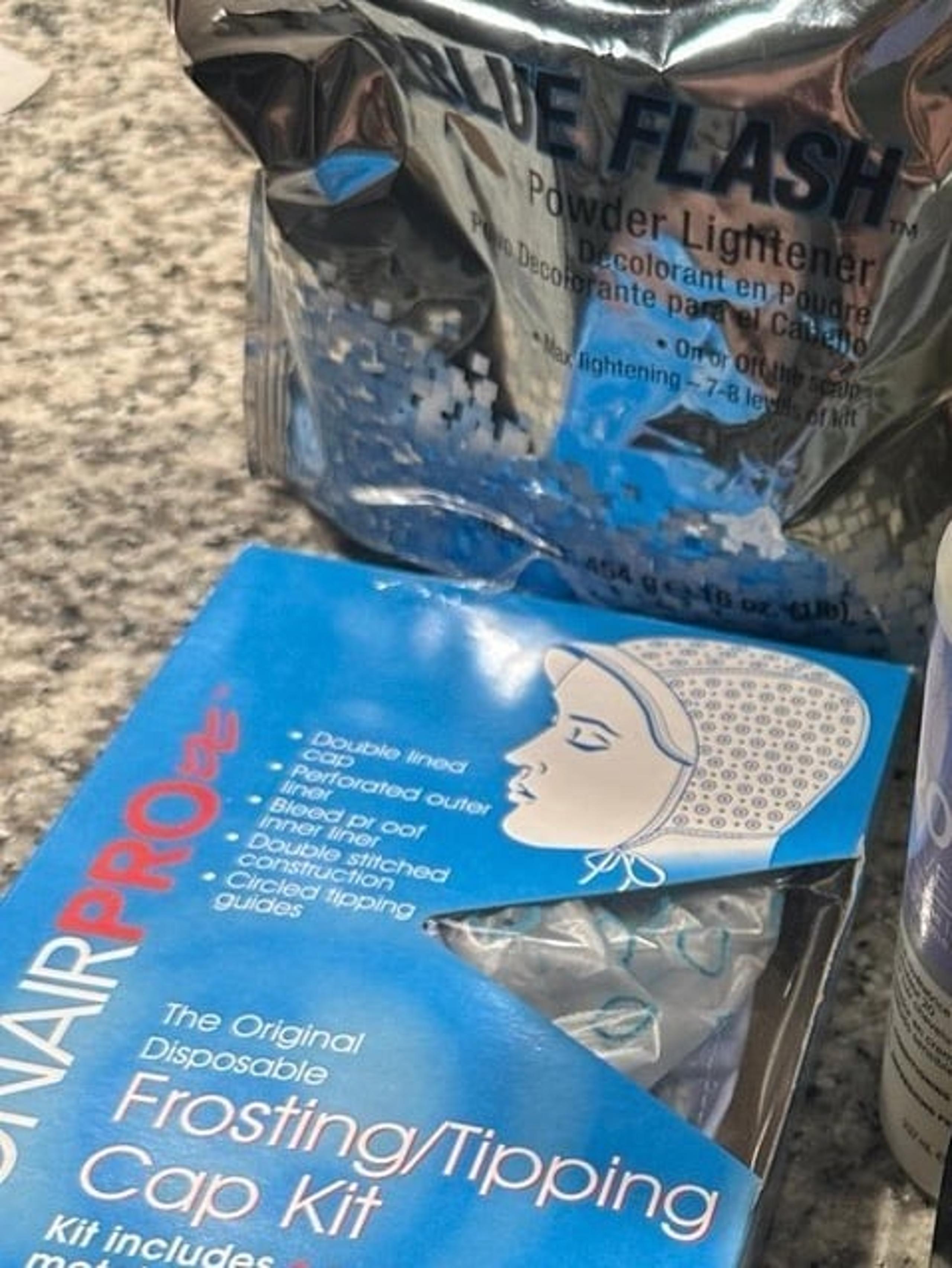 Bleach and hair cap bundle