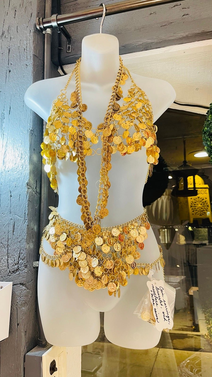 Gold Coin Costume, New, OSFM