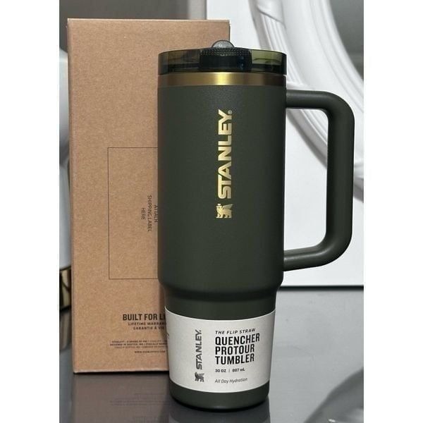 LIMITED EDITION STANLEY QUENCHER PROTOUR FLIP STRAW TUMBLER, 30OZ- CYPRESS