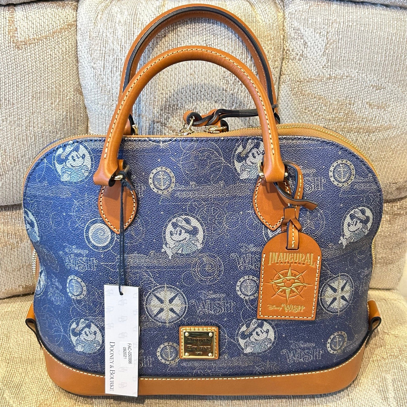 Disney Cruise Line Disney Wish Inaugural Satchel by Dooney & Bourke - NWT