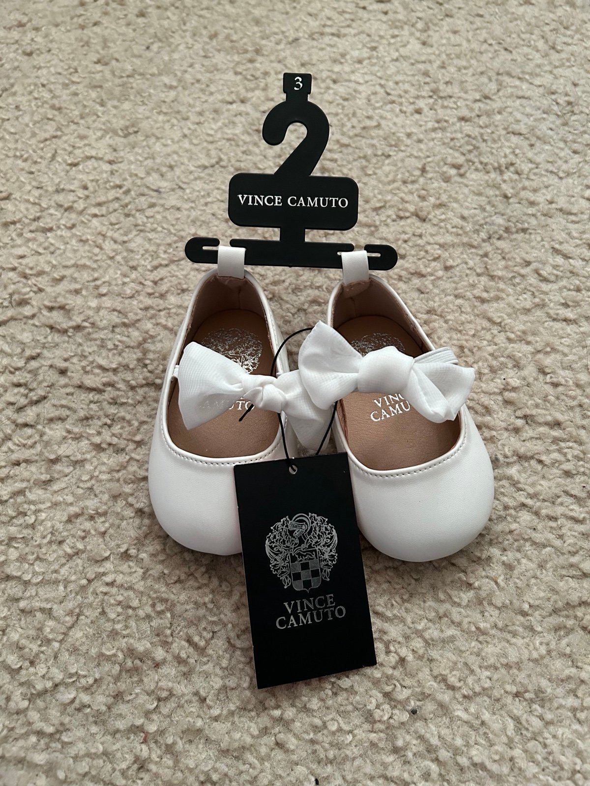baby girl white Vince Camuto shoes