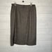 Vintage glen check plaid pleated below the knee skirt Size 12