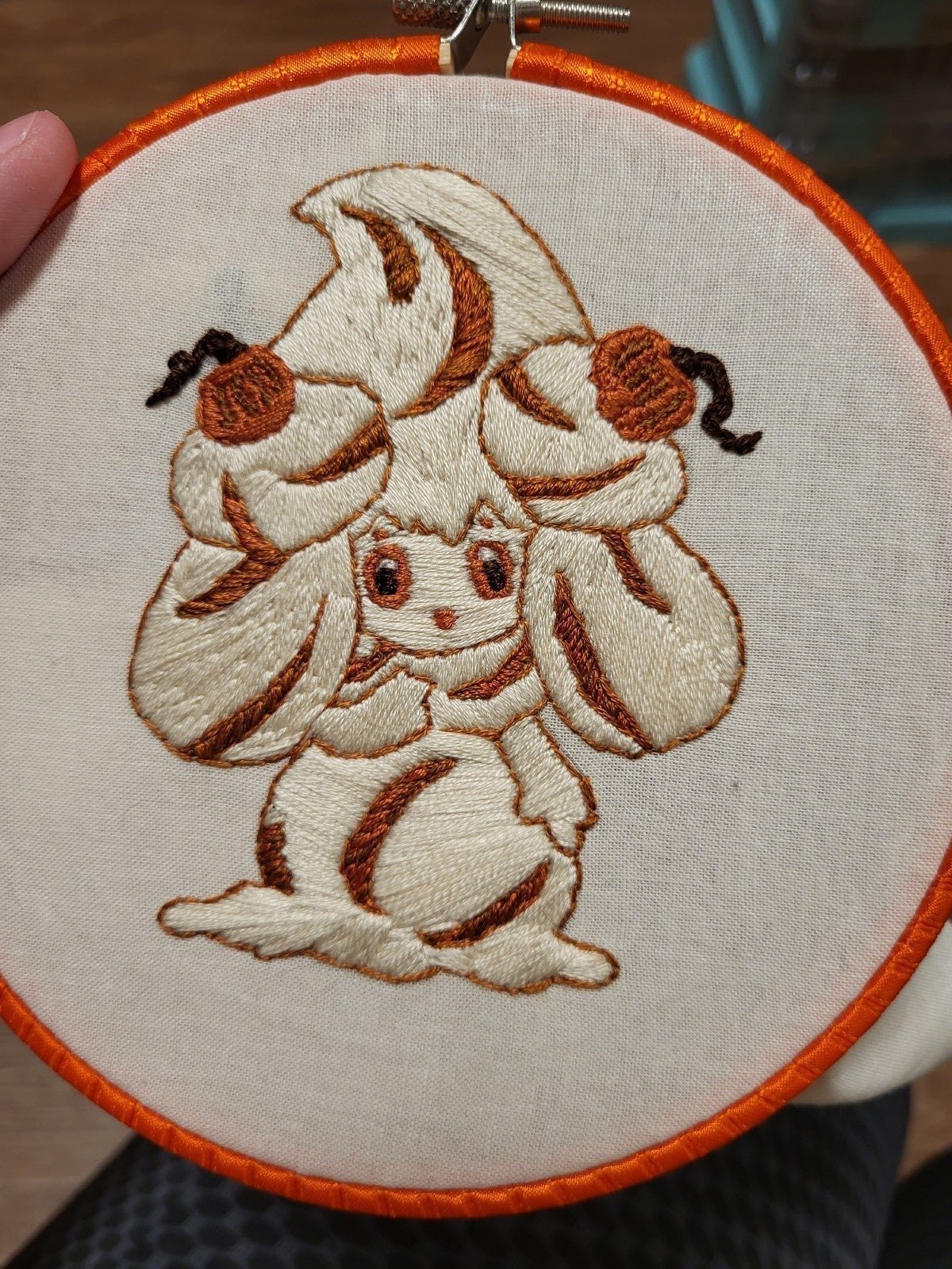 6 in Pokemon Embroidery Wall Art