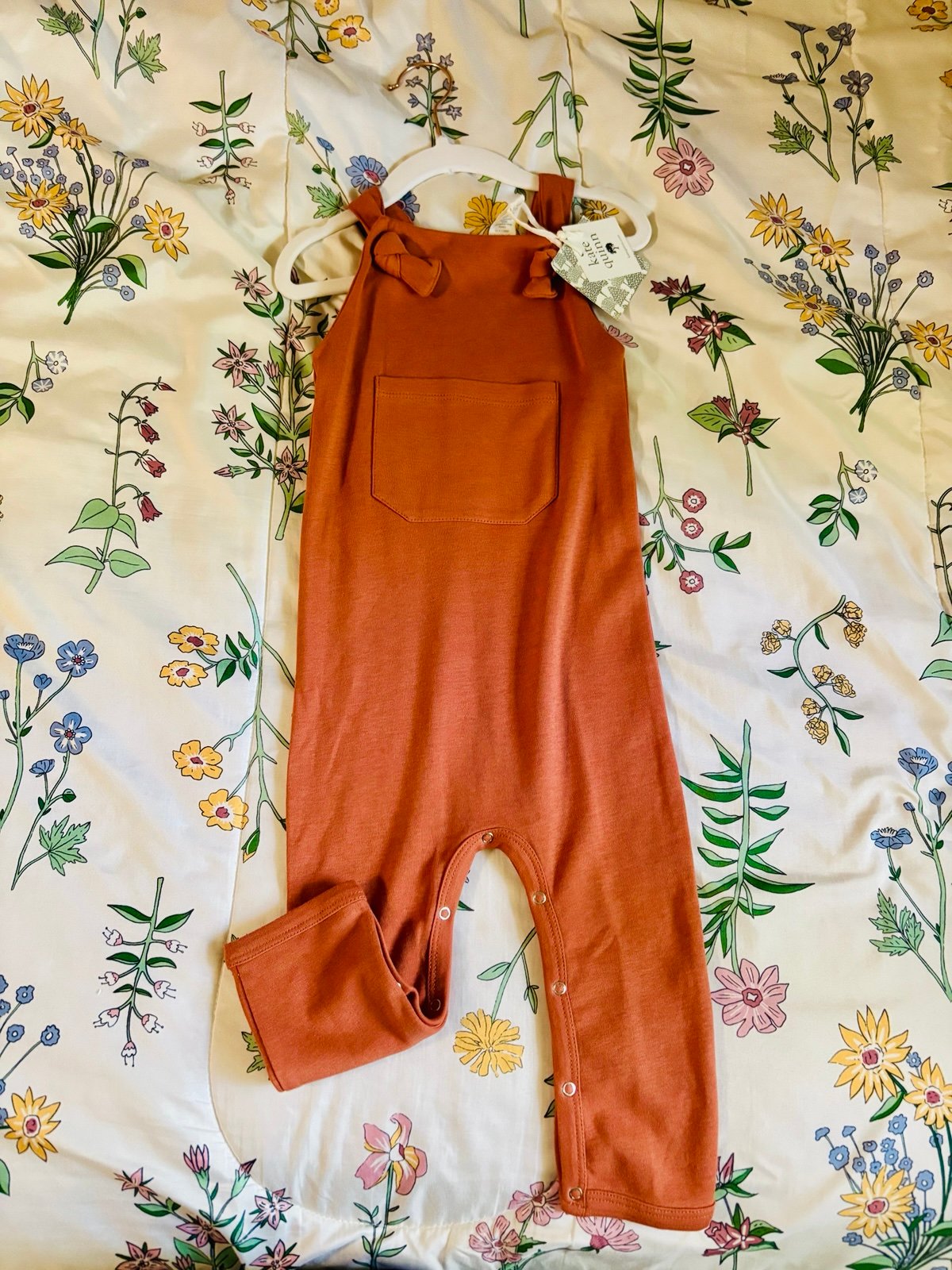 Kate Quinn knot Rust Orange Overall 2y