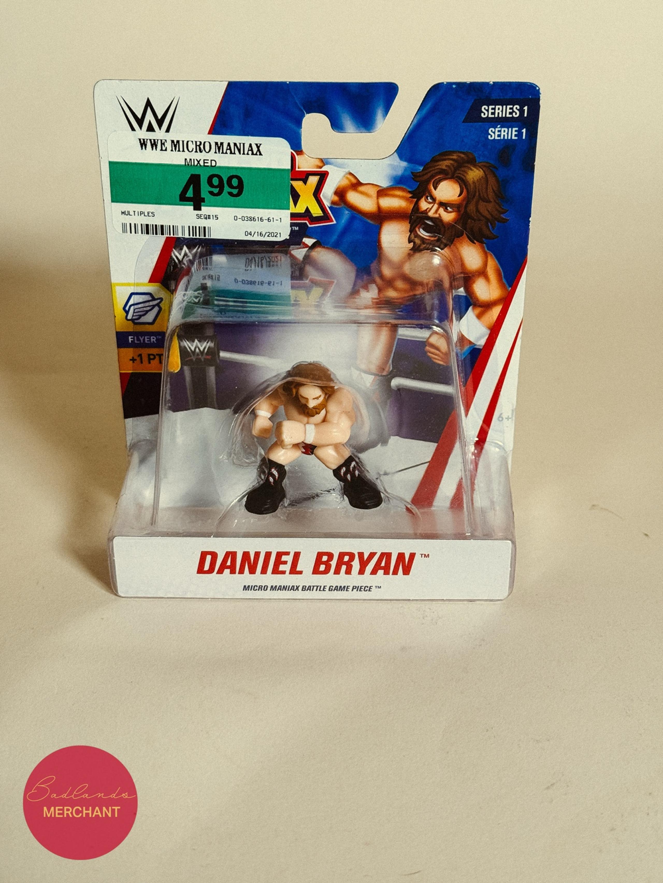 WWE Micro Maniax Daniel Bryan Mini Figure Series 1