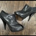 FENDI Patent Leather and Mesh Open Toe Booties (39/9)