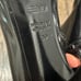 FENDI Patent Leather and Mesh Open Toe Booties (39/9)