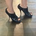 FENDI Patent Leather and Mesh Open Toe Booties (39/9)