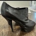 FENDI Patent Leather and Mesh Open Toe Booties (39/9)