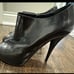 FENDI Patent Leather and Mesh Open Toe Booties (39/9)