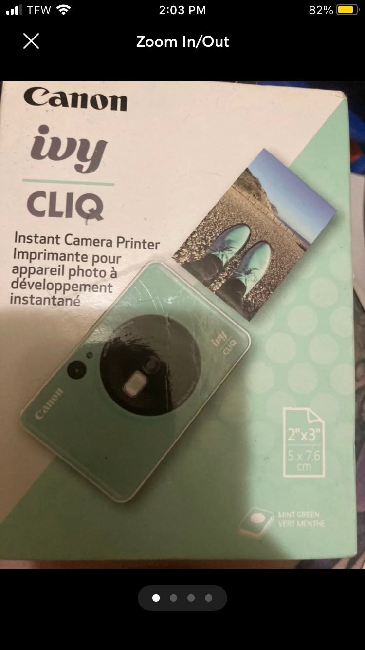 Ivy Canon Instant Printer Camera