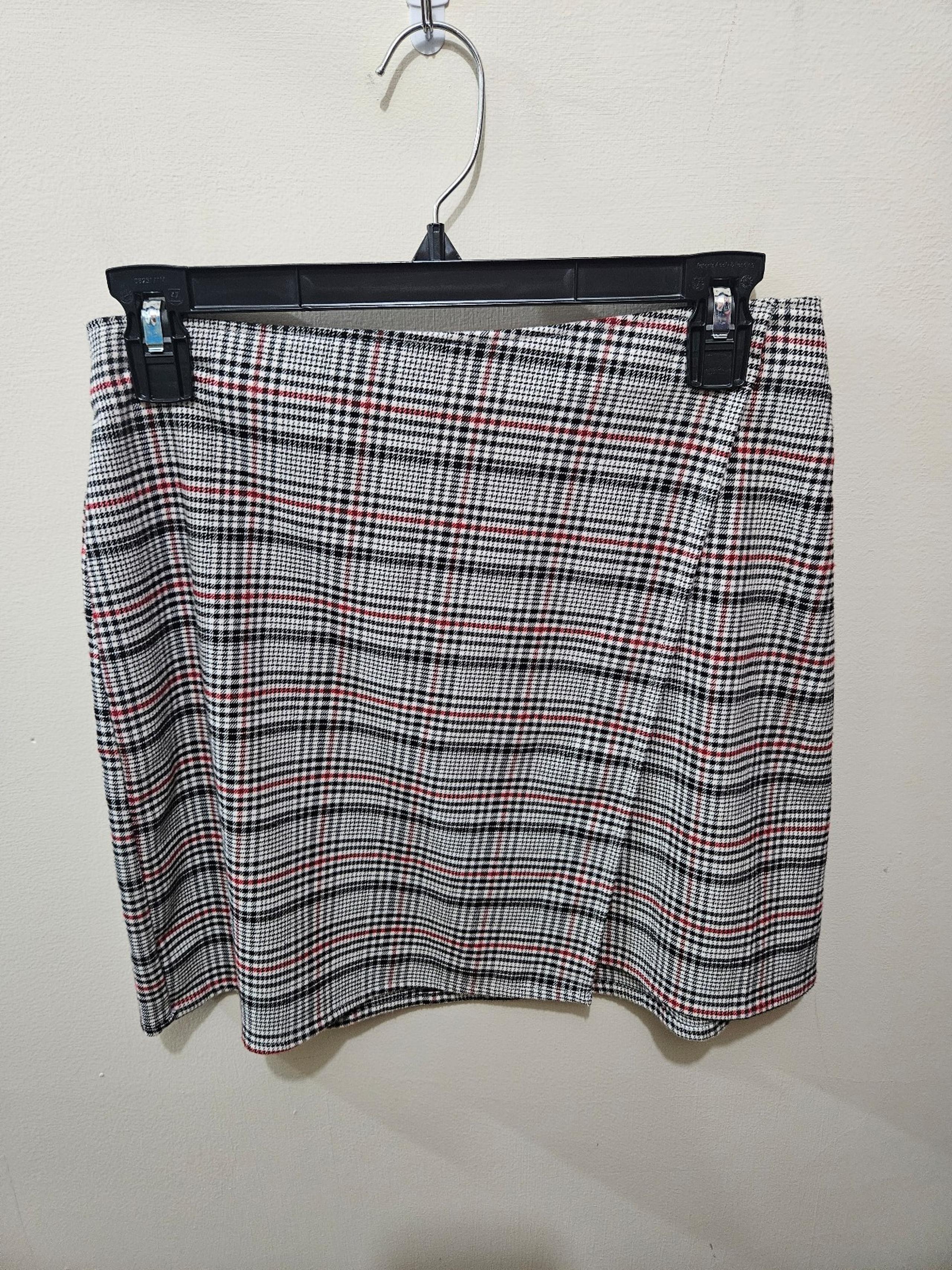 Hollister Plaid Clueless Preppy Academia School Faux Wrap Mini Skirt Small