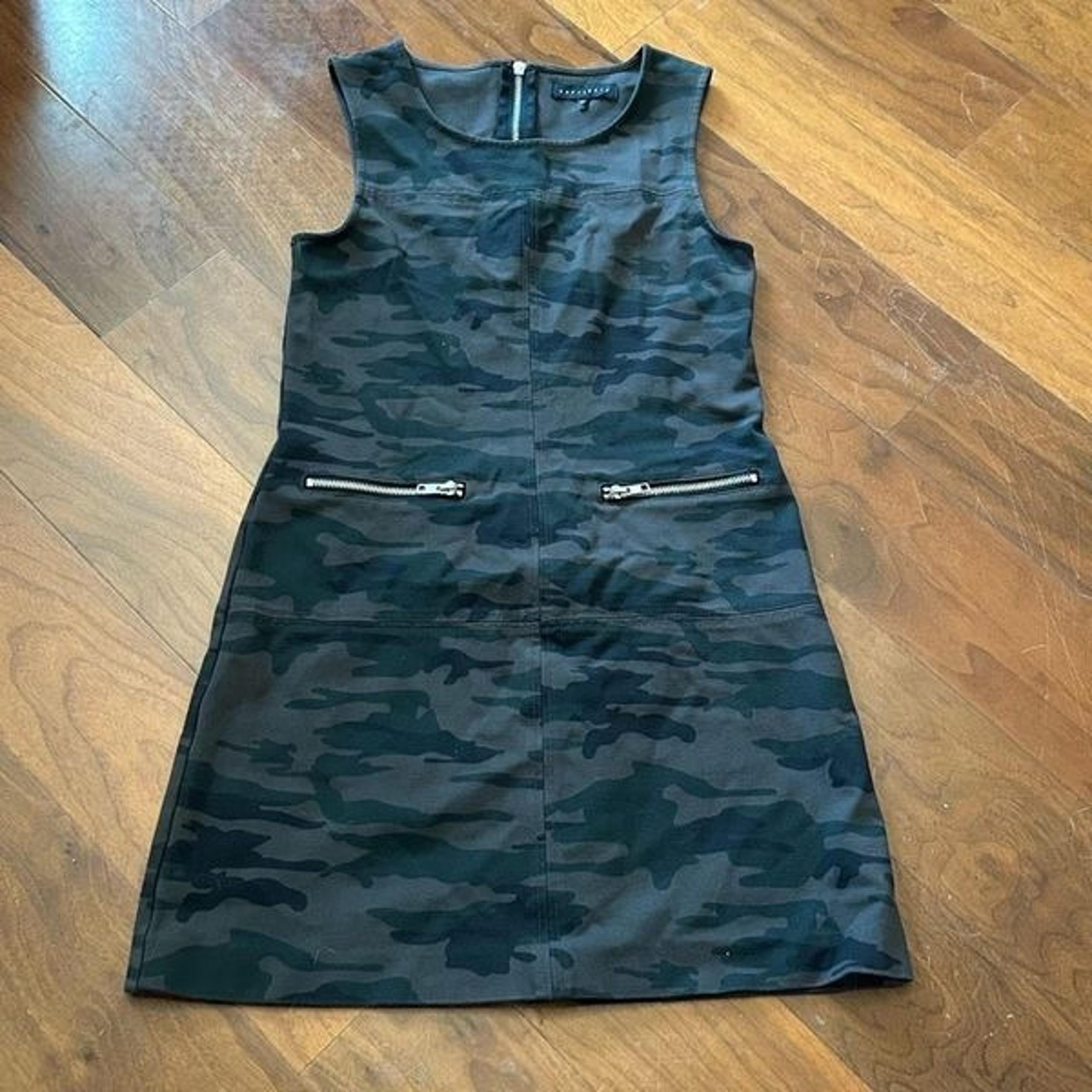 Sanctuary women's Mod Molly Dress Mink Camo Sleeveless size small RN 95377