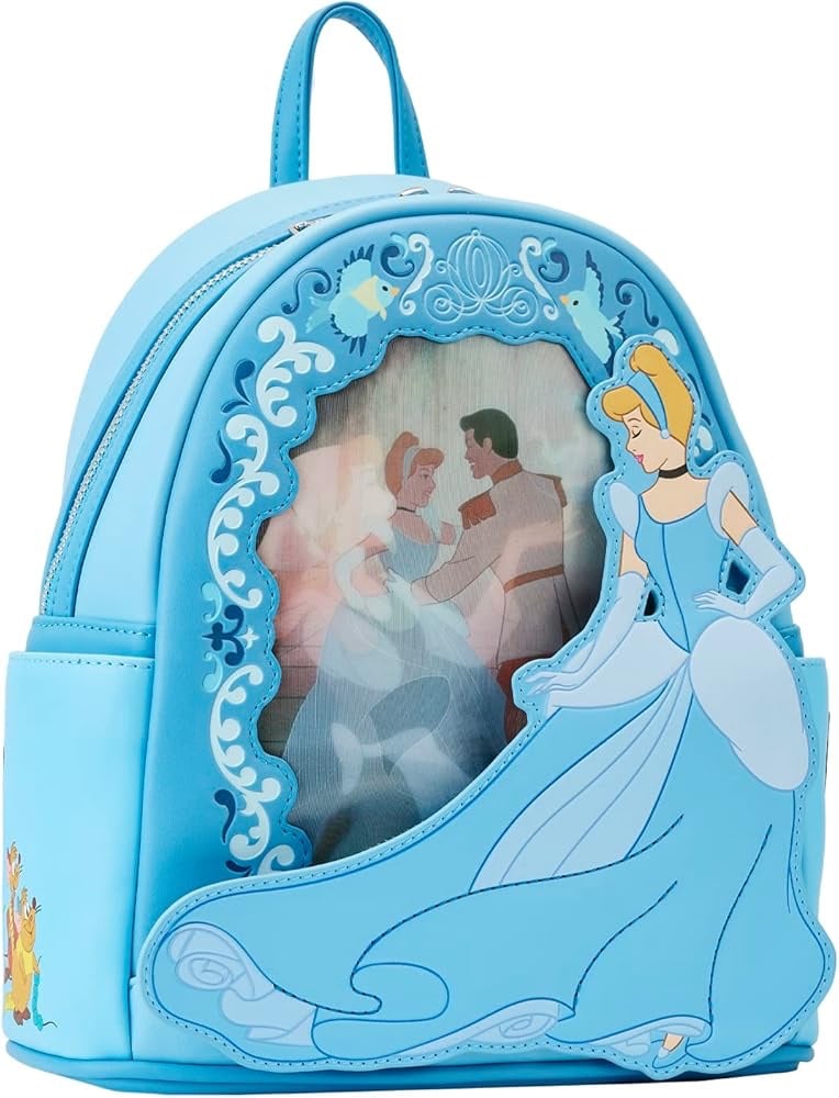 Loungefly Disney Cinderella Princess Lenticular Serie Mini-Backpack New With Tag