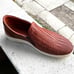 ECCO Soft 7 2.0 Cognac Woven Slip-on Flats Sneakers Shoes 9 40 7 38 Mismatch